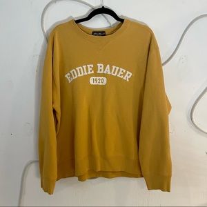 Eddie Bauer Yellow Crew Neck